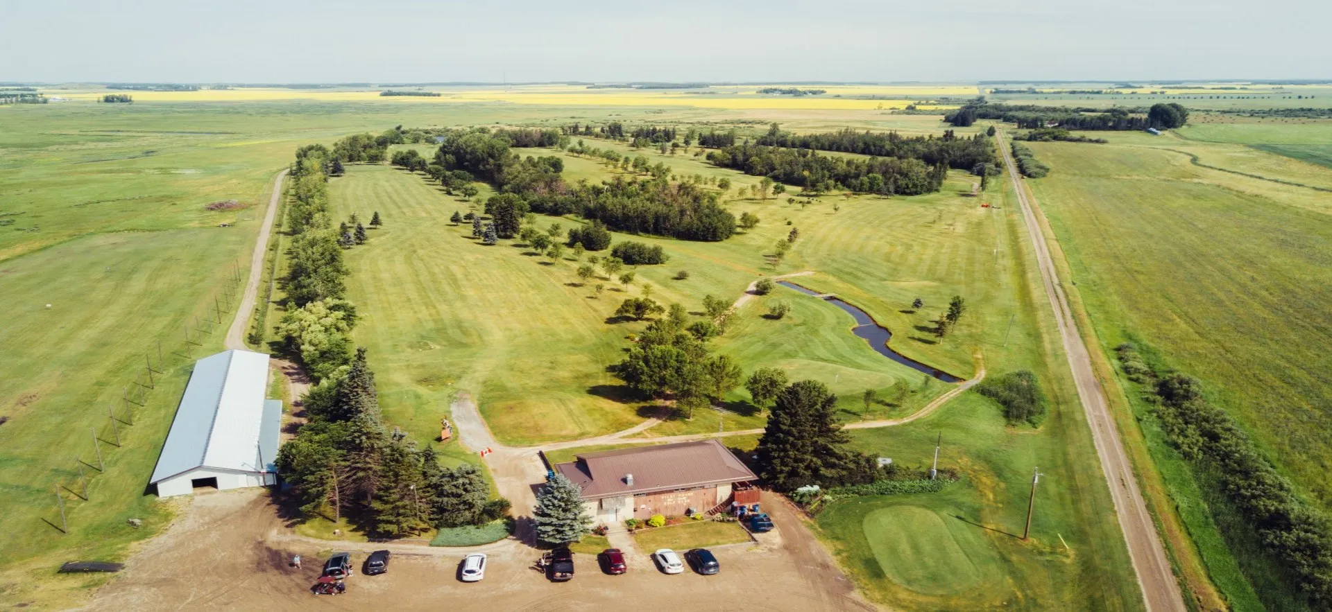 Overhead picture of Pilot Mound Golf Course